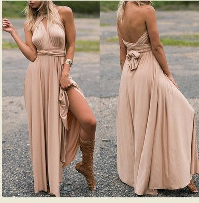 Robe Longue Olympia – Dos Nu & Multi-positions