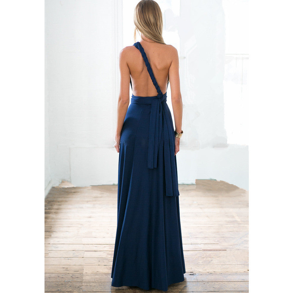 Robe Longue Olympia – Dos Nu & Multi-positions