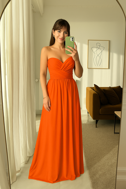 Robe Longue Olympia – Dos Nu & Multi-positions