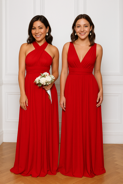 Robe Longue Olympia – Dos Nu & Multi-positions